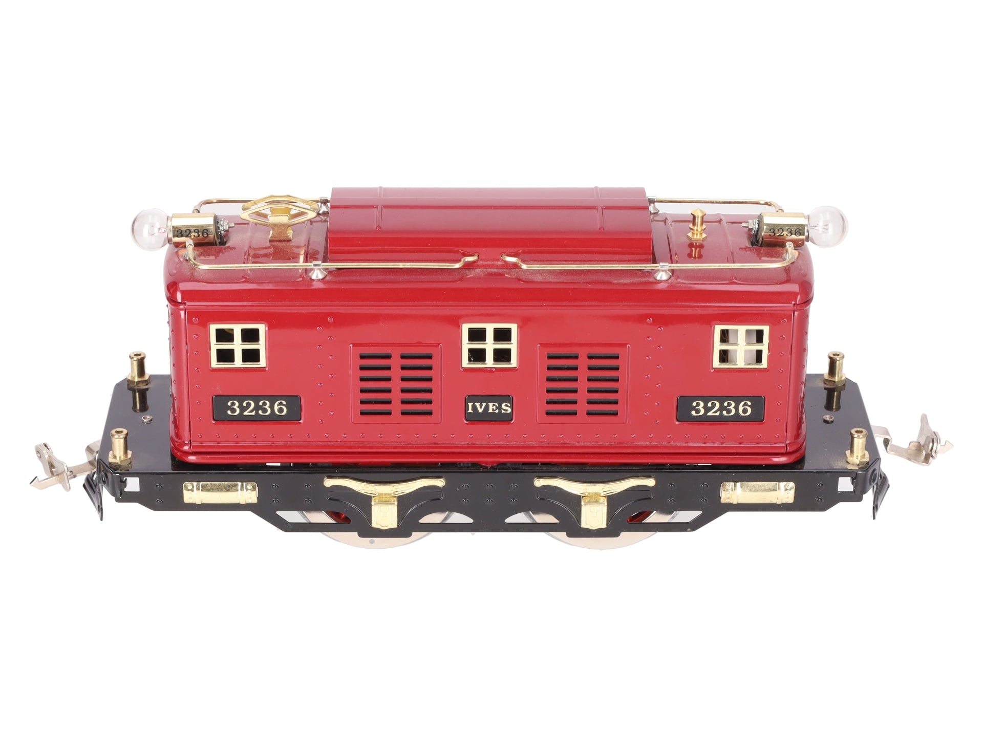 MTH 10-1287-0 Standard Gauge Red & Black Ives #3236 Locomotive - Traditional EX