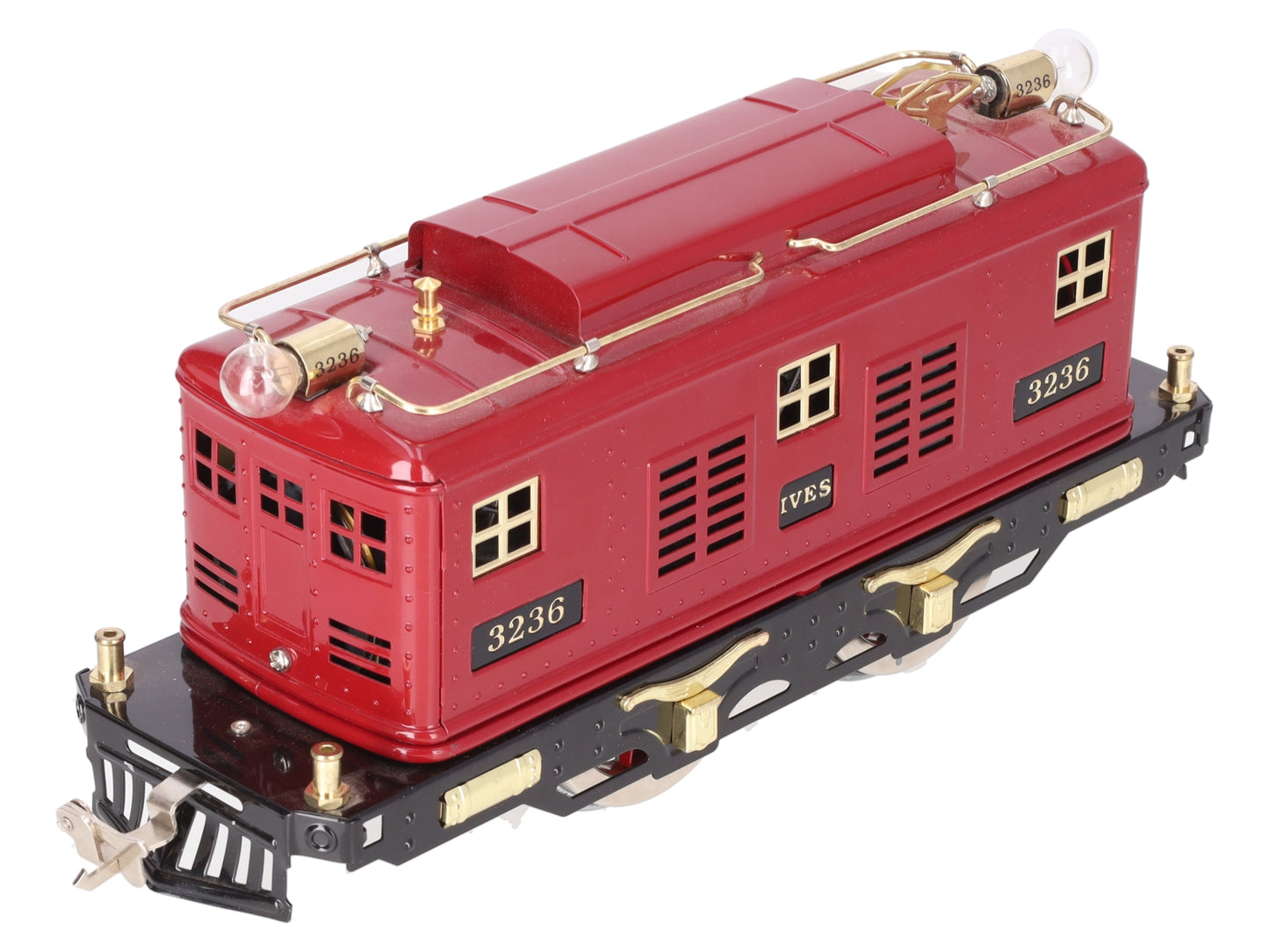 MTH 10-1287-0 Standard Gauge Red & Black Ives #3236 Locomotive - Traditional EX