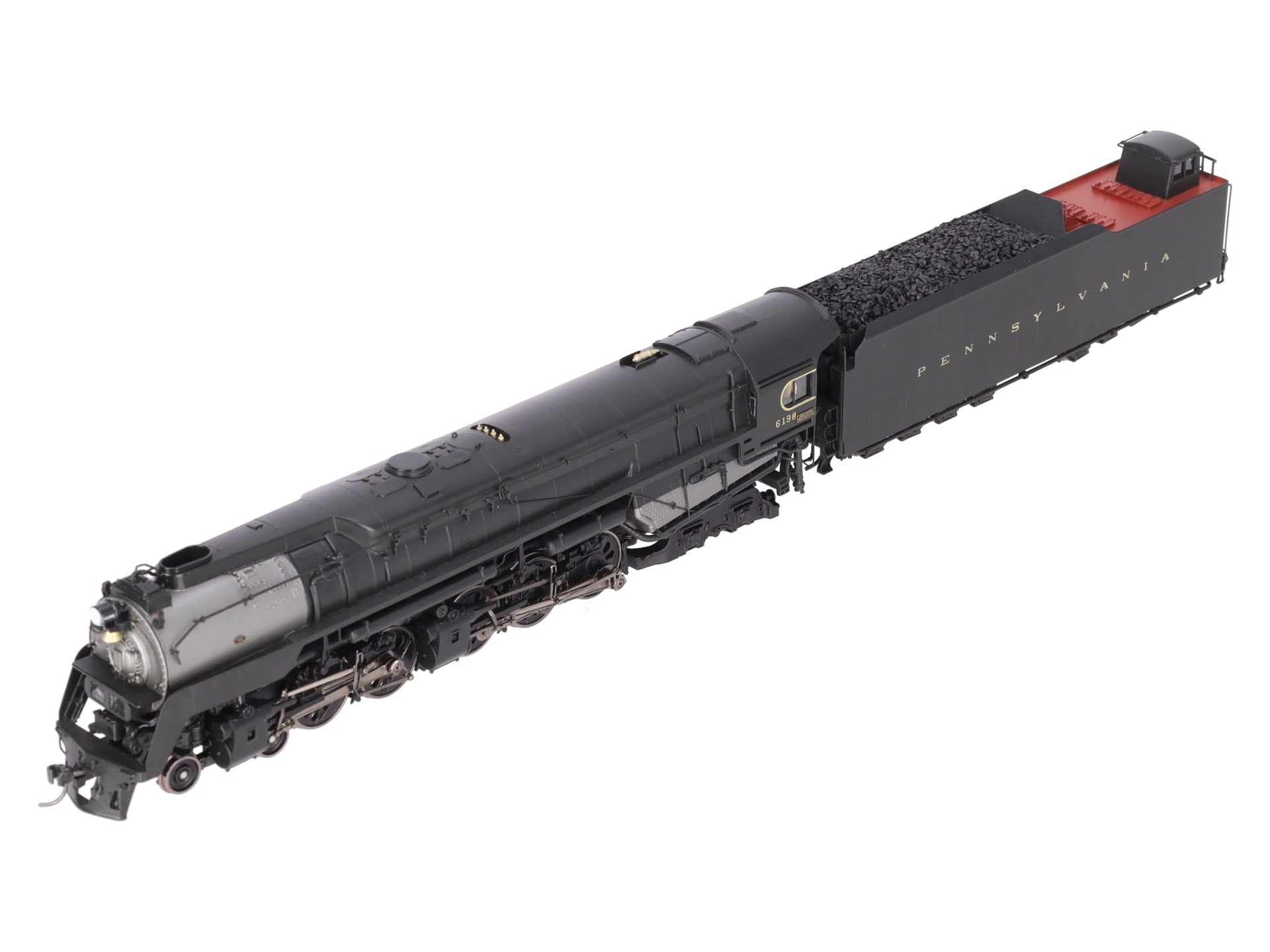 Broadway Limited 2068 HO Hybrid PRR Q2 4-4-6-4 Steam Loco #6198 w DCC & Sound EX/Box