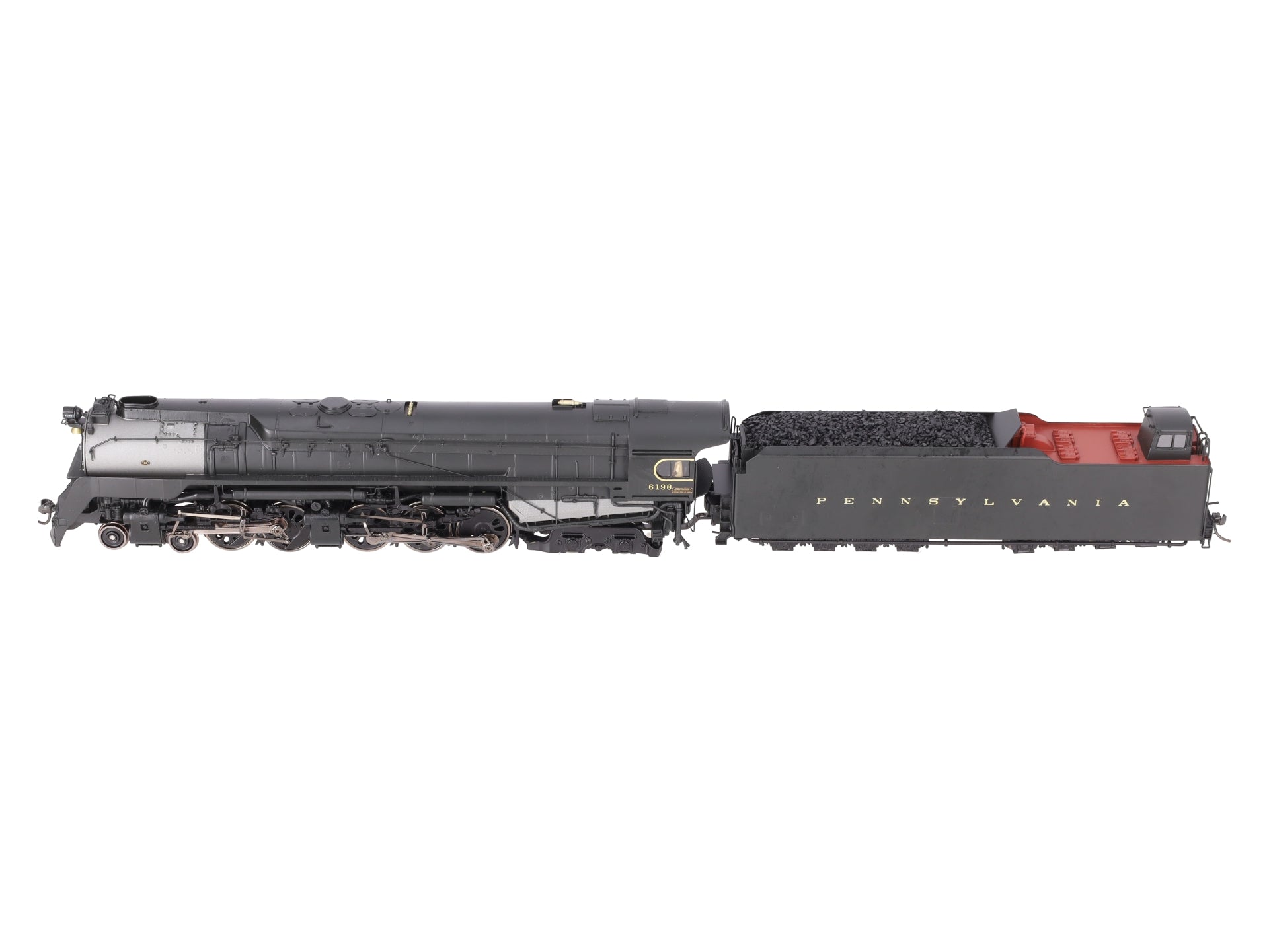 Broadway Limited 2068 HO Hybrid PRR Q2 4-4-6-4 Steam Loco #6198 w DCC & Sound