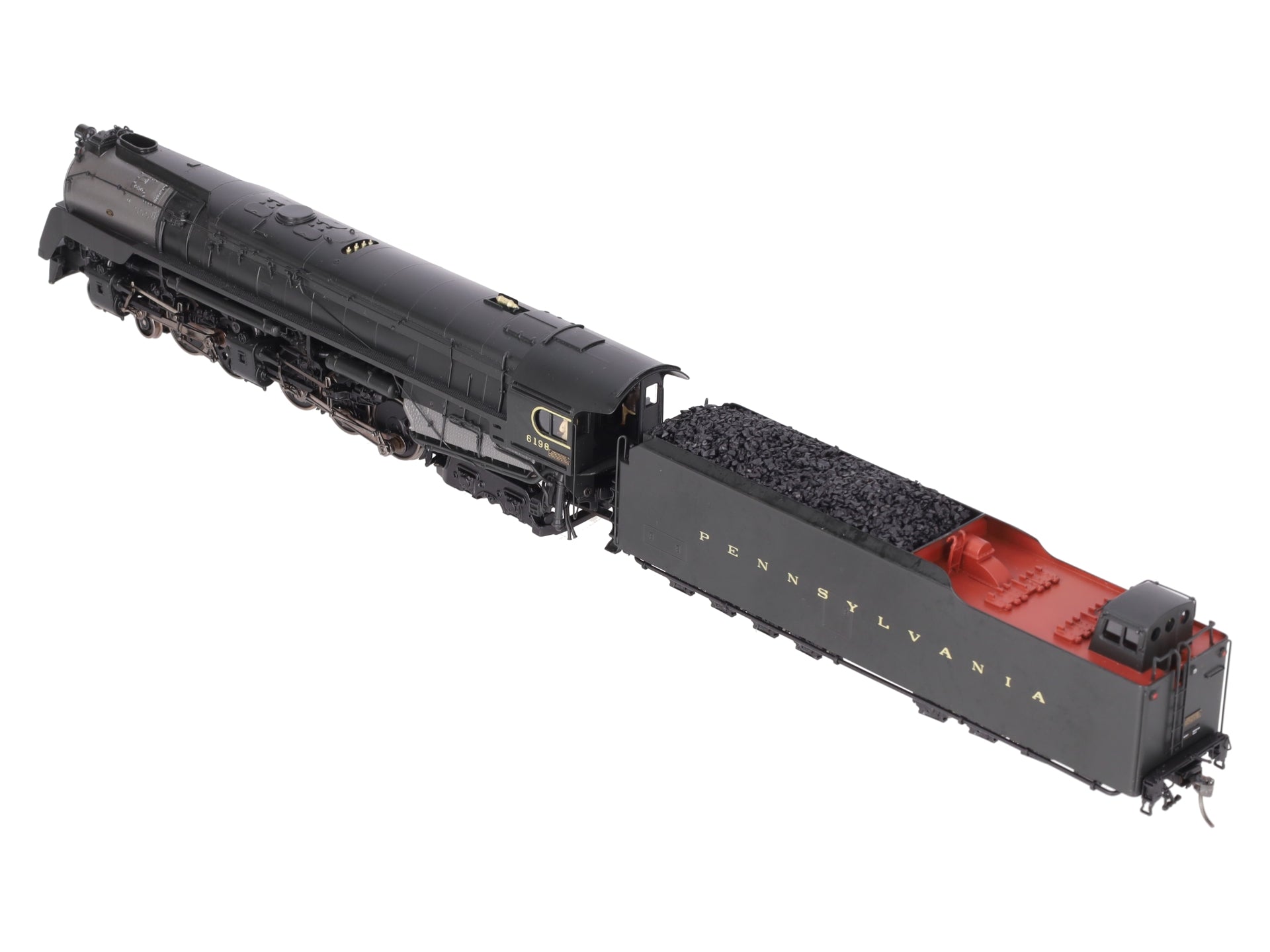 Broadway Limited 2068 HO Hybrid PRR Q2 4-4-6-4 Steam Loco #6198 w DCC & Sound