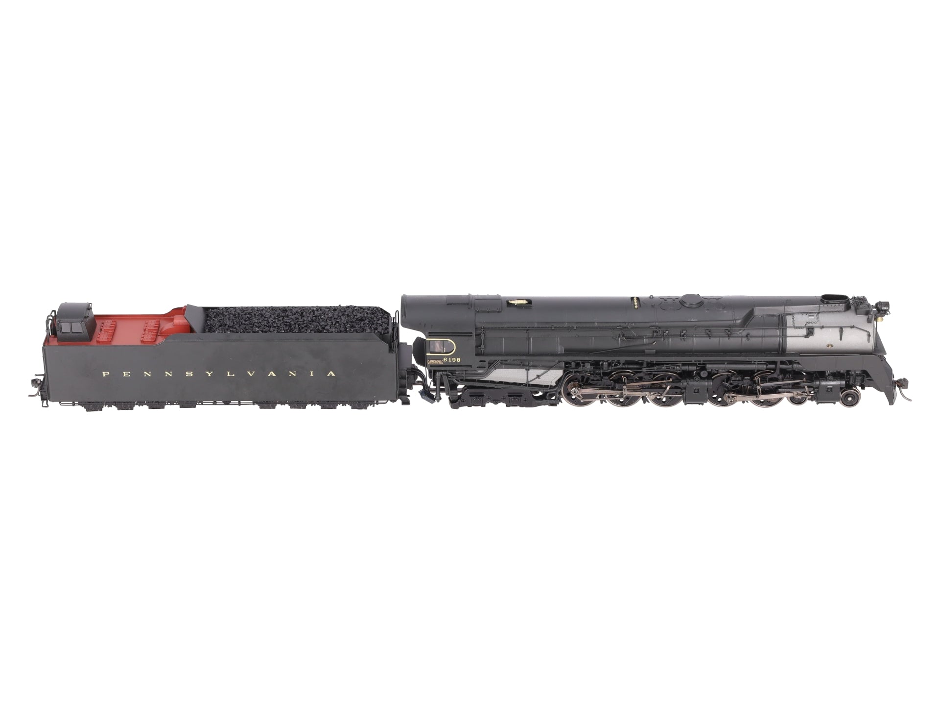 Broadway Limited 2068 HO Hybrid PRR Q2 4-4-6-4 Steam Loco #6198 w DCC & Sound EX/Box