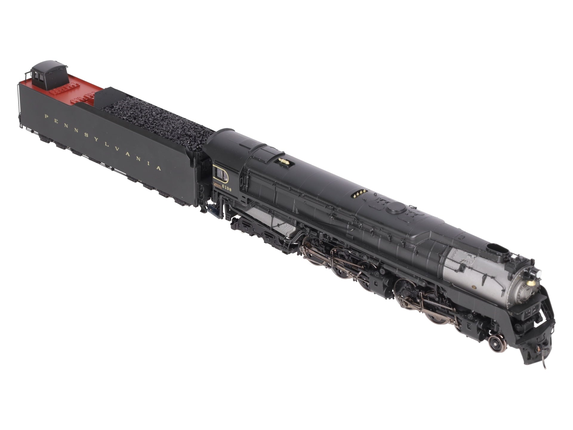 Broadway Limited 2068 HO Hybrid PRR Q2 4-4-6-4 Steam Loco #6198 w DCC & Sound EX/Box