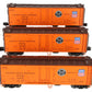 Lionel 6-27372 O Pacific Fruit Express Steel-Sided Refrigerator Car (Pack of 3) EX/Box