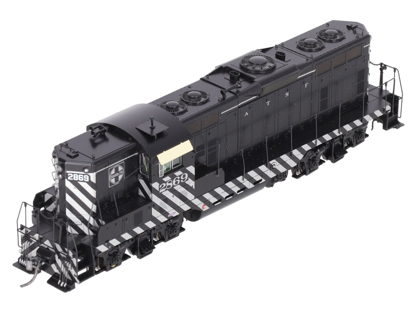 Athearn G62432 HO Santa Fe GP7 Zebra Diesel Locomotive #2869 w/DCC/SND EX/Box