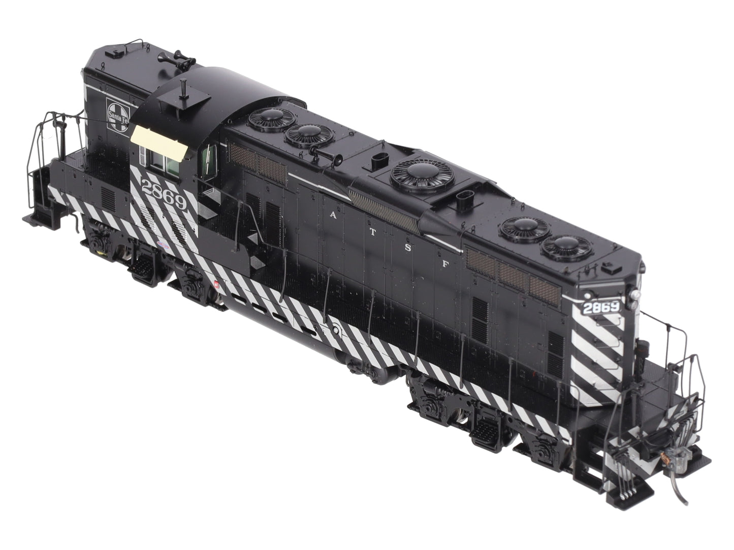 Athearn G62432 HO Santa Fe GP7 Zebra Diesel Locomotive #2869 w/DCC/SND EX/Box