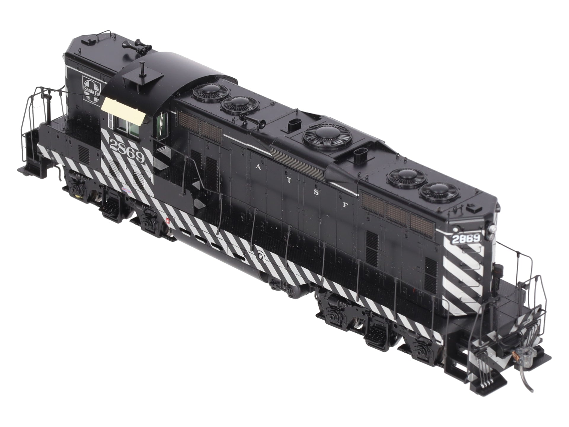 Athearn G62432 HO Santa Fe GP7 Zebra Diesel Locomotive #2869 w/DCC/SND EX/Box