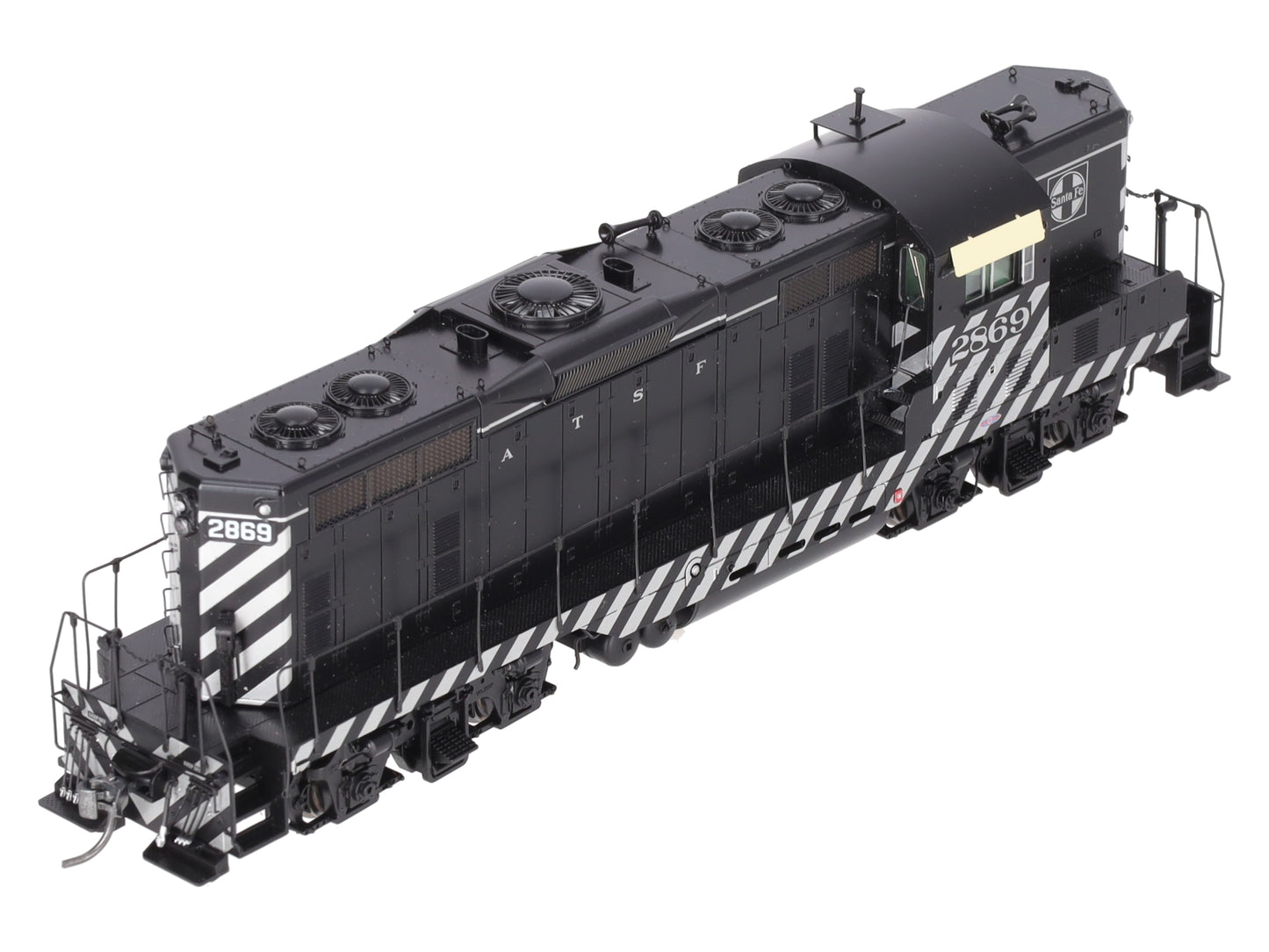 Athearn G62432 HO Santa Fe GP7 Zebra Diesel Locomotive #2869 w/DCC/SND EX/Box