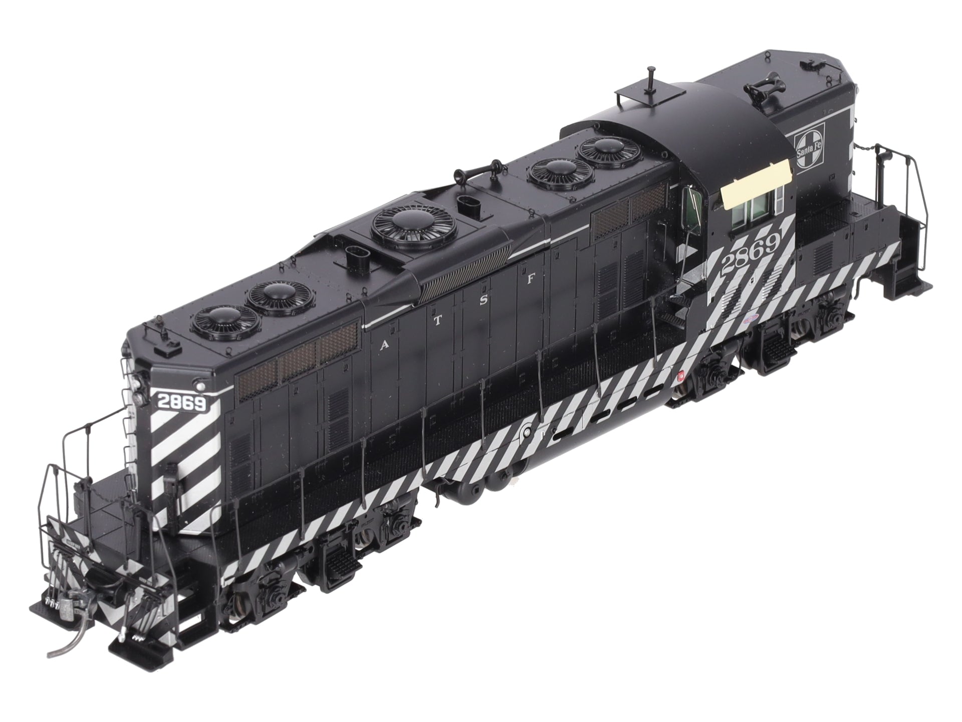 Athearn G62432 HO Santa Fe GP7 Zebra Diesel Locomotive #2869 w/DCC/SND EX/Box