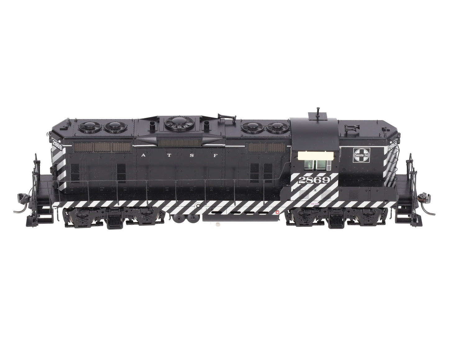 Athearn G62432 HO Santa Fe GP7 Zebra Diesel Locomotive #2869 w/DCC/SND EX/Box