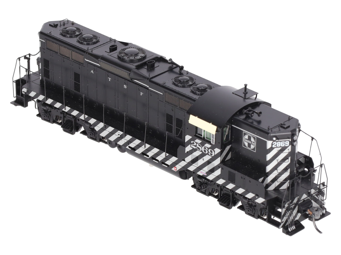 Athearn G62432 HO Santa Fe GP7 Zebra Diesel Locomotive #2869 w/DCC/SND EX/Box