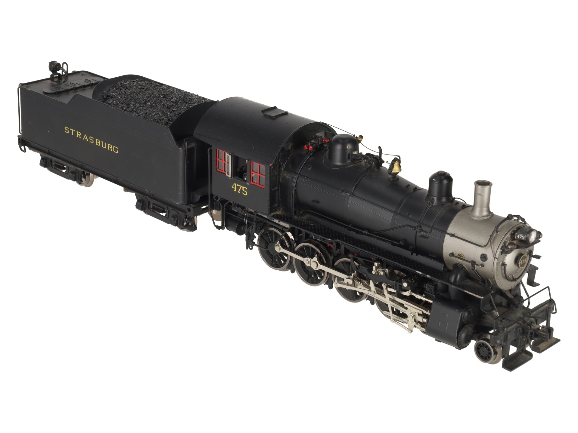 3rd Rail 475 O Brass N&W M Class 4-8-0 Steam Locomotive & Tender (3-Rail) #475 EX/Box