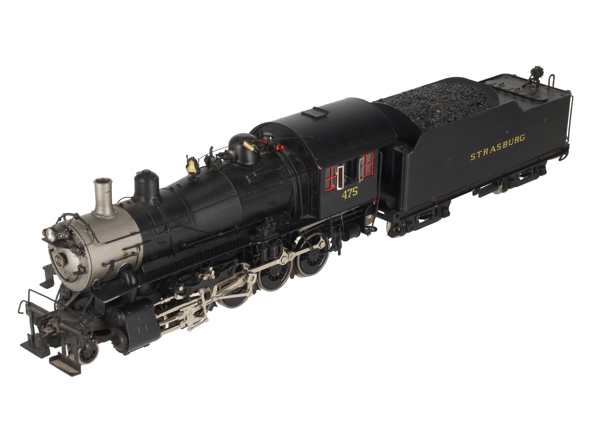 3rd Rail 475 O Brass N&W M Class 4-8-0 Steam Locomotive & Tender (3-Rail) #475 EX/Box