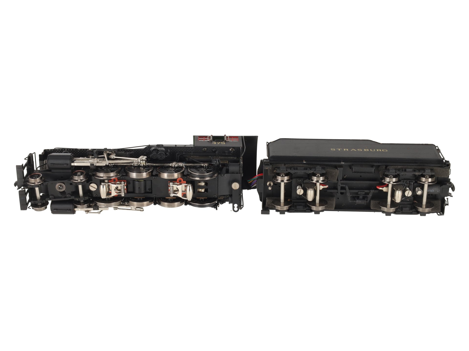 3rd Rail 475 O Brass N&W M Class 4-8-0 Steam Locomotive & Tender (3-Rail) #475 EX/Box
