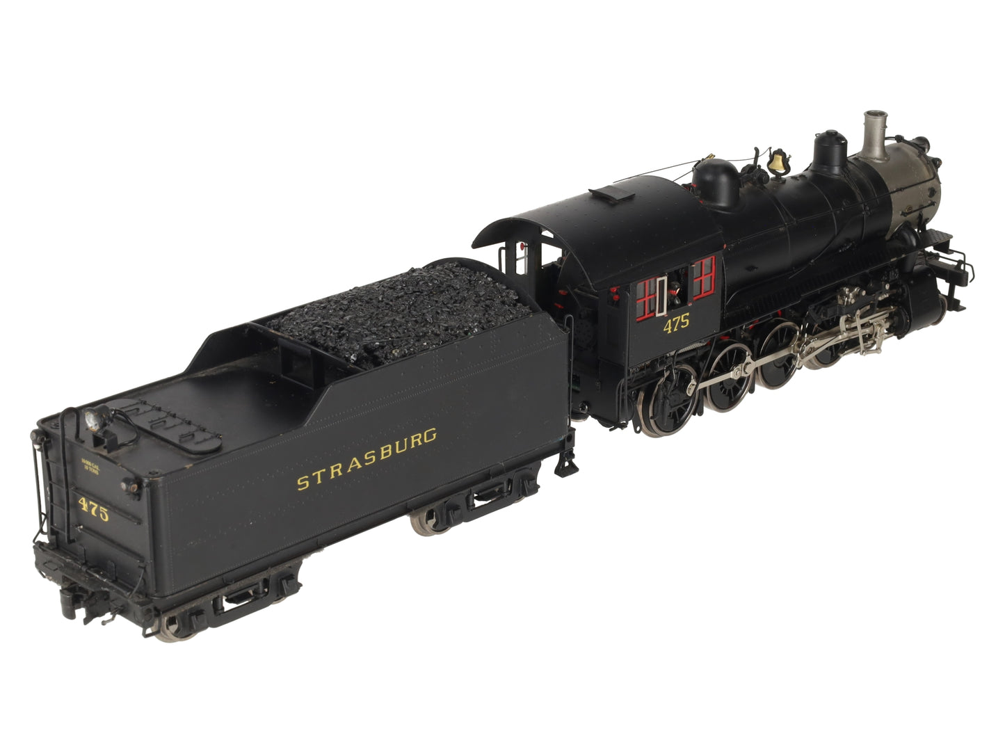 3rd Rail 475 O Brass N&W M Class 4-8-0 Steam Locomotive & Tender (3-Rail) #475 EX/Box
