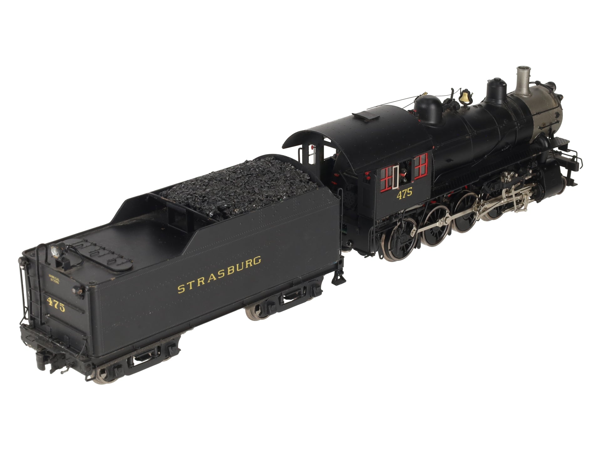 3rd Rail 475 O Brass N&W M Class 4-8-0 Steam Locomotive & Tender (3-Rail) #475 EX/Box