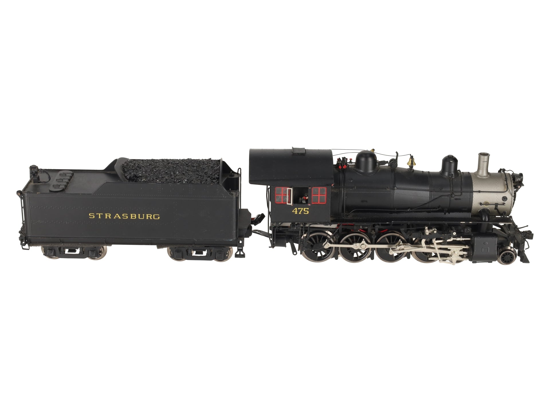 3rd Rail 475 O Brass N&W M Class 4-8-0 Steam Locomotive & Tender (3-Rail) #475 EX/Box