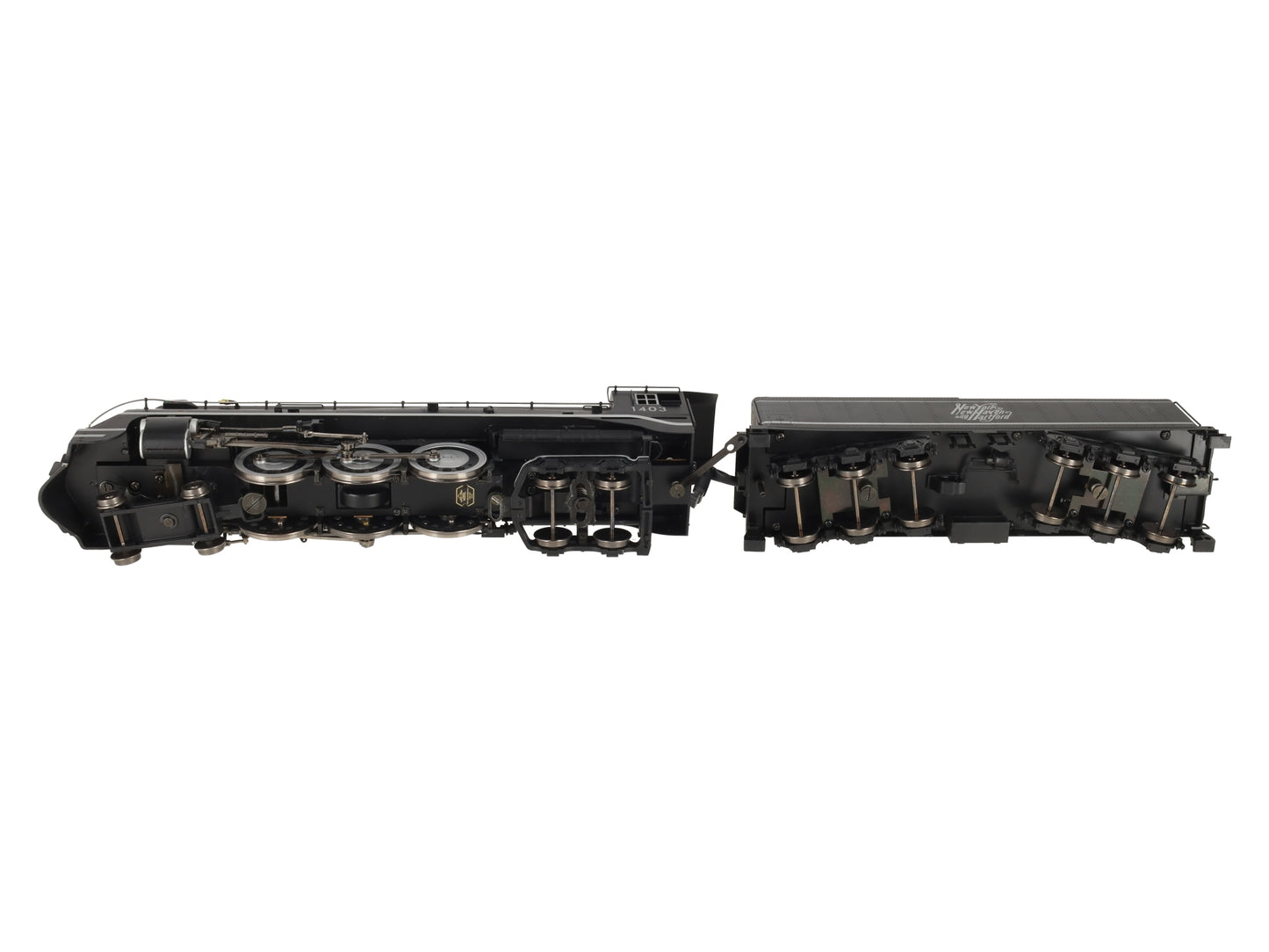 Weaver G1704S O Scale BRASS New Haven I-5 4-6-4 Steam Engine and Tender (2 Rail) EX/Box
