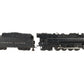 Lionel 726RR Vintage O Berkshire 2-8-4 Die-Cast Steam Locomotive W/ 2426W Tender VG