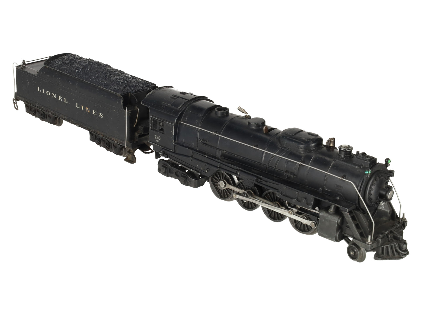 Lionel 726RR Vintage O Berkshire 2-8-4 Die-Cast Steam Locomotive W/ 2426W Tender VG