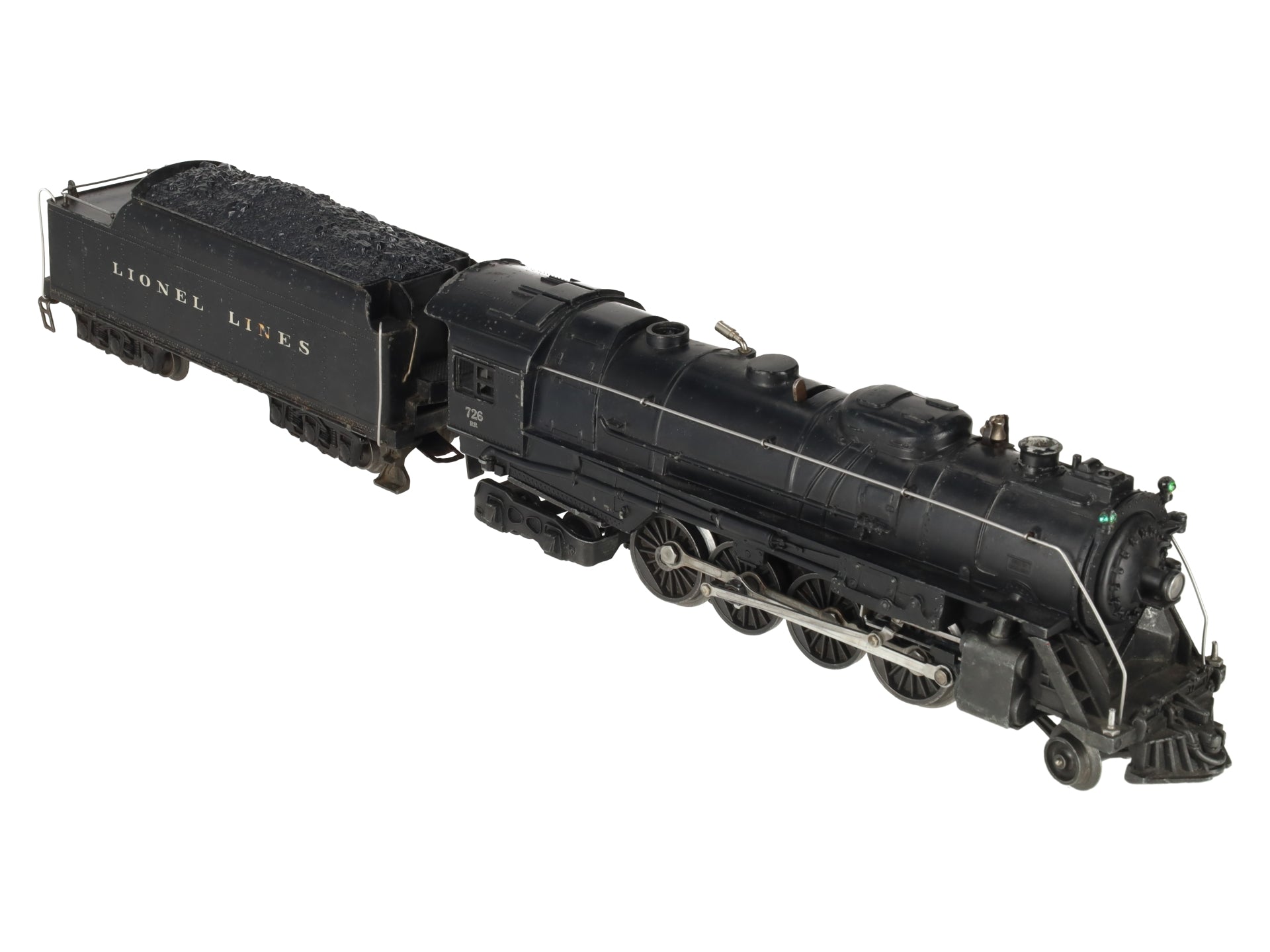 Lionel 726RR Vintage O Berkshire 2-8-4 Die-Cast Steam Locomotive W/ 2426W Tender VG