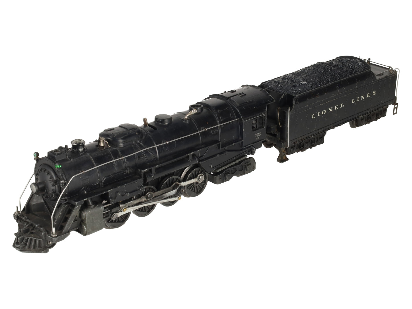 Lionel 726RR Vintage O Berkshire 2-8-4 Die-Cast Steam Locomotive W/ 2426W Tender VG