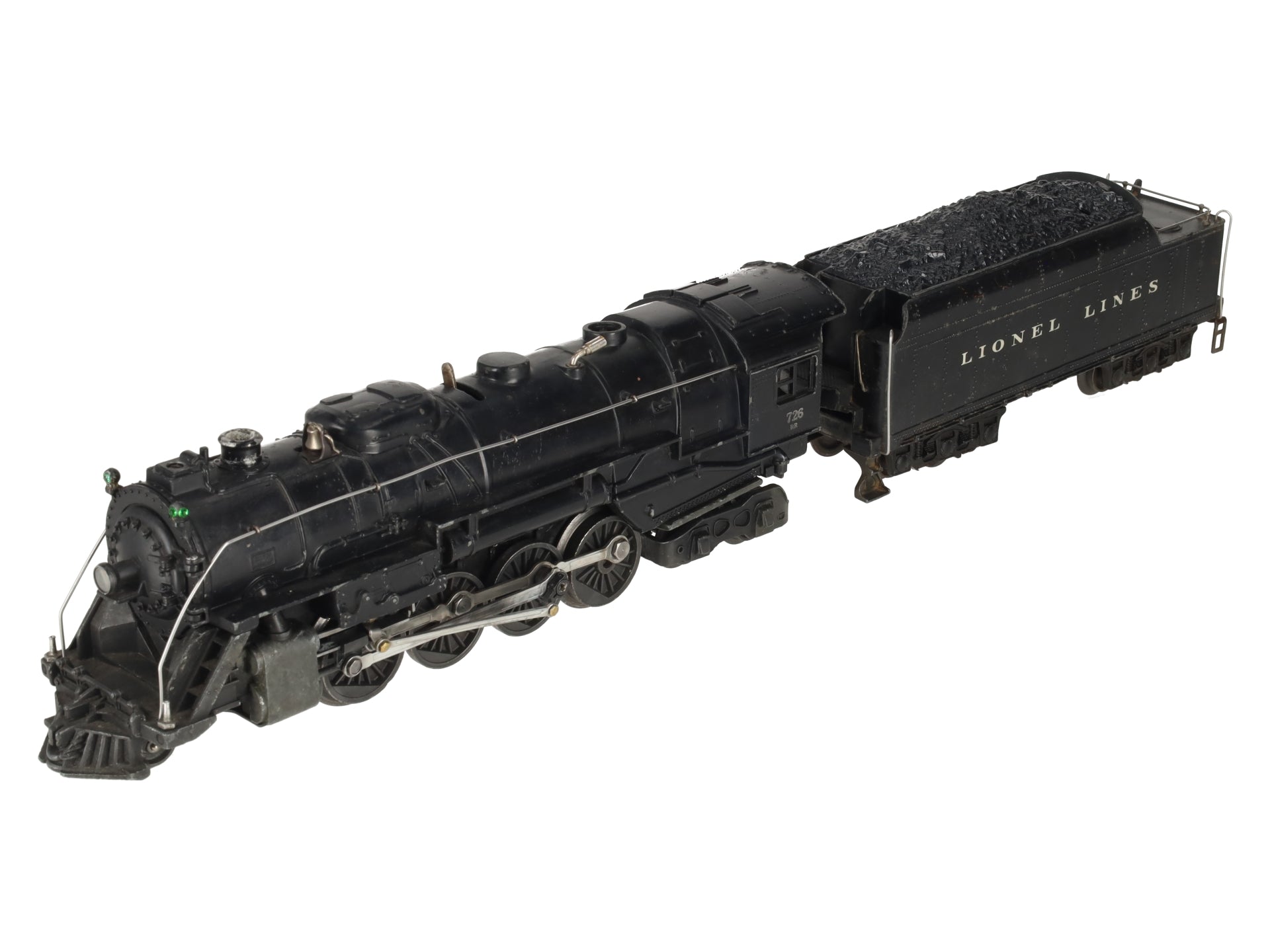 Lionel 726RR Vintage O Berkshire 2-8-4 Die-Cast Steam Locomotive W/ 2426W Tender VG