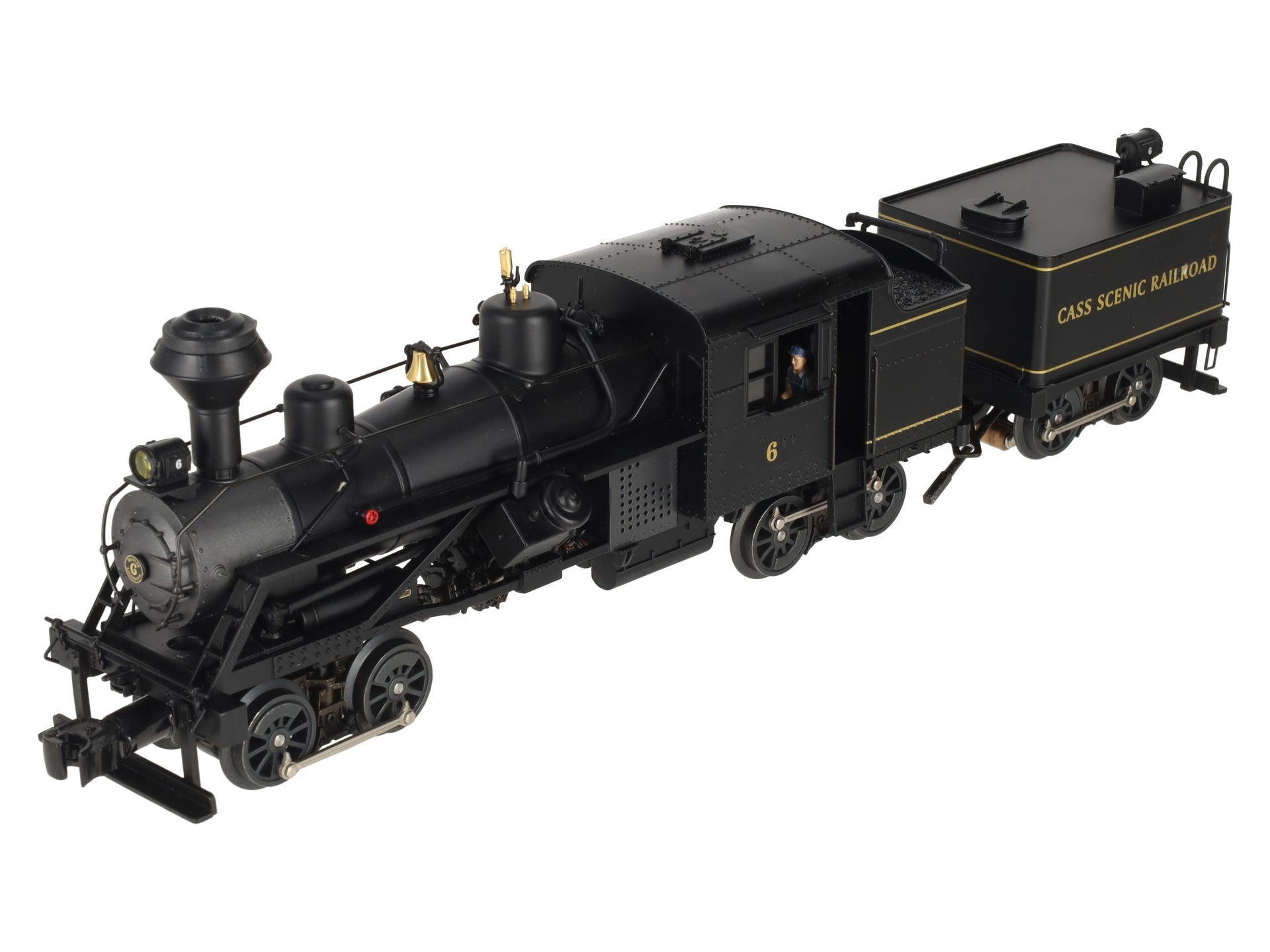 Lionel 6-38061 O Cass Scenic Railroad Heisler Locomotive & Tender #6 EX/Box