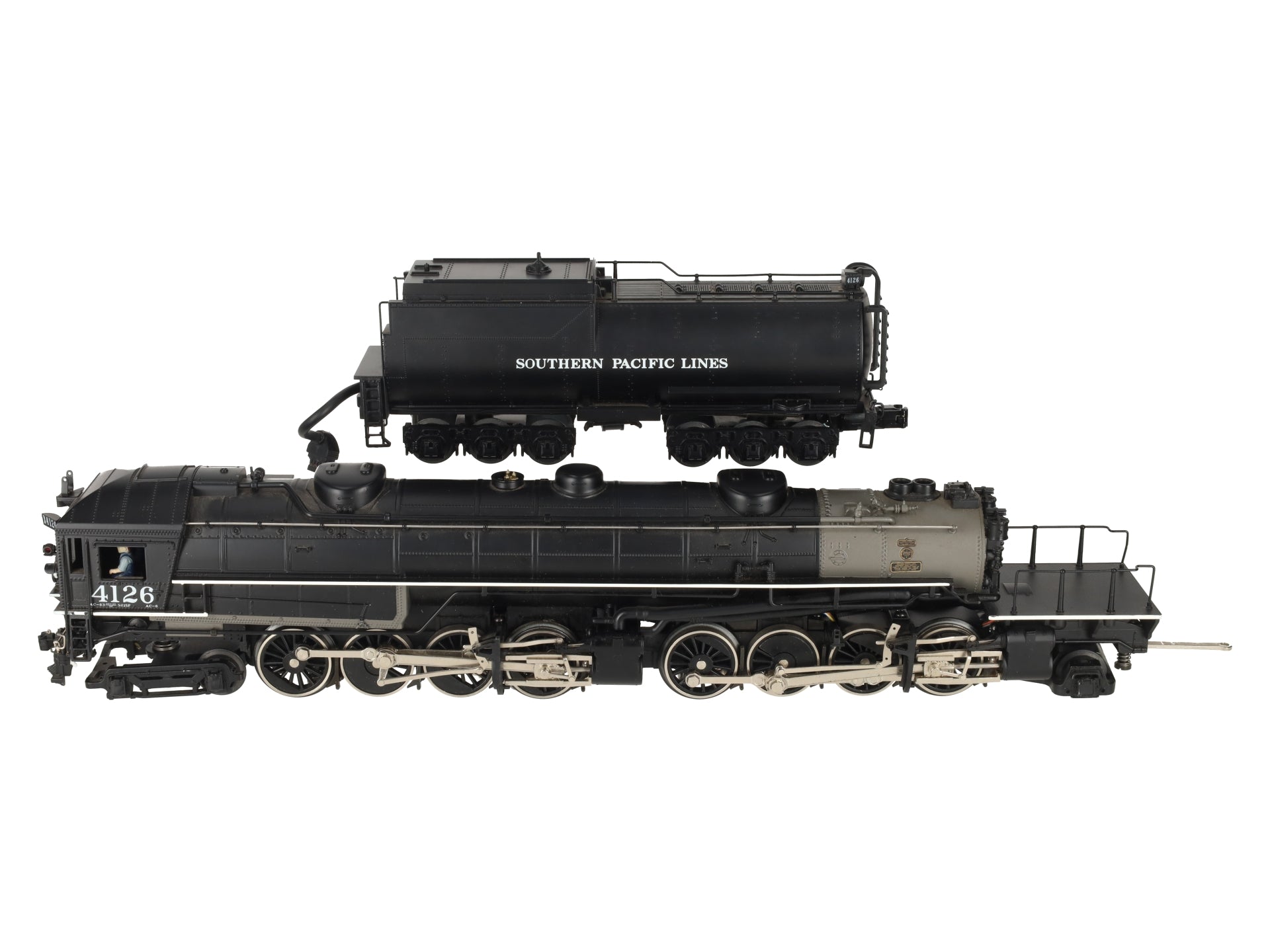 MTH 20-3025-1 O SP 4-8-8-2 Cab Forward Steam Loco & Tender w/PS1 #4126 EX/Box