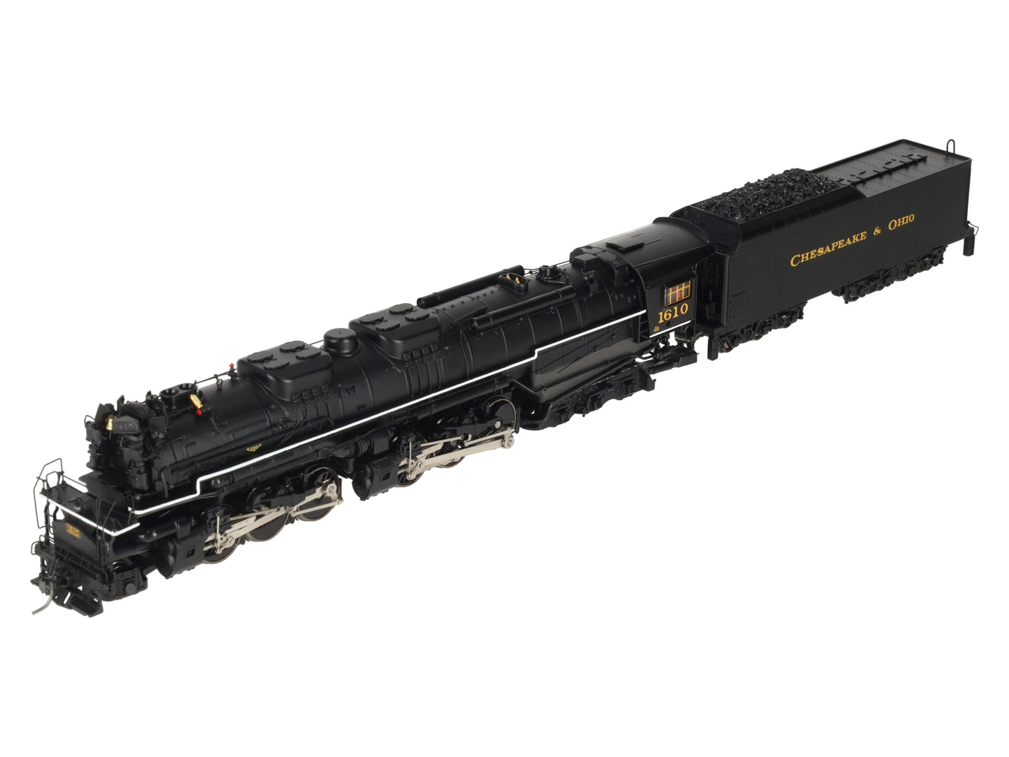 MTH 80-3251-1 HO Chesapeake & Ohio 2-6-6-6 Steam Locomotive #1610 w/PS3 EX/Box