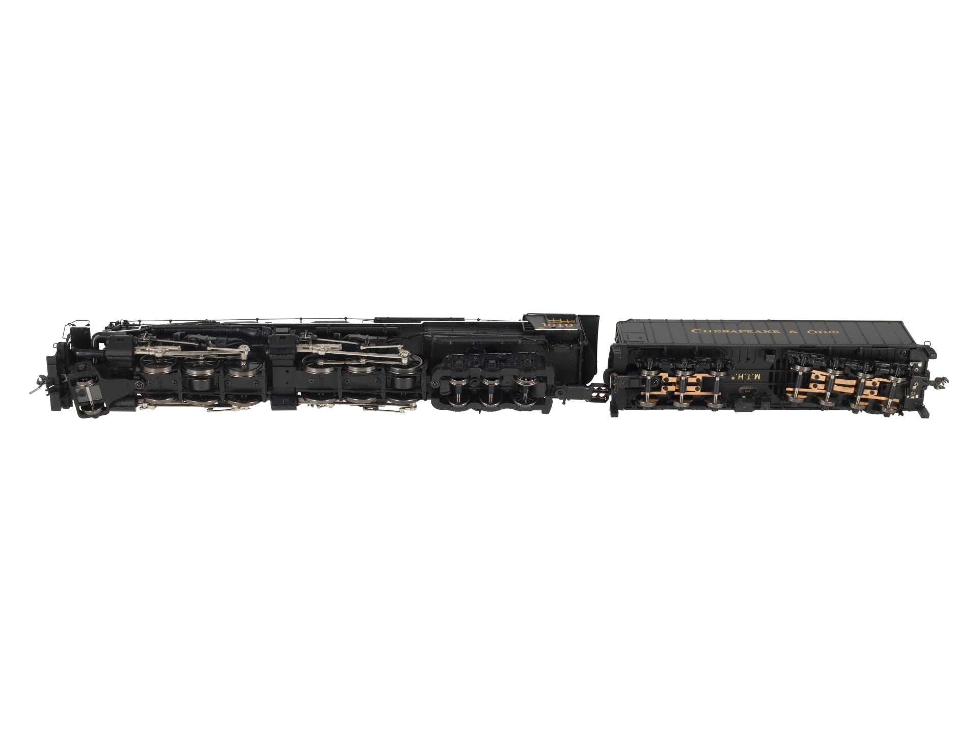 MTH 80-3251-1 HO Chesapeake & Ohio 2-6-6-6 Steam Locomotive #1610 w/PS3 EX/Box