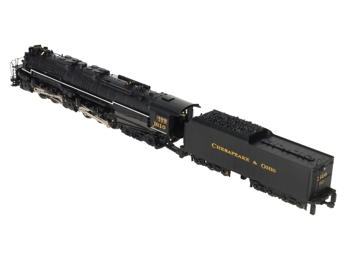 MTH 80-3251-1 HO Chesapeake & Ohio 2-6-6-6 Steam Locomotive #1610 w/PS3 EX/Box