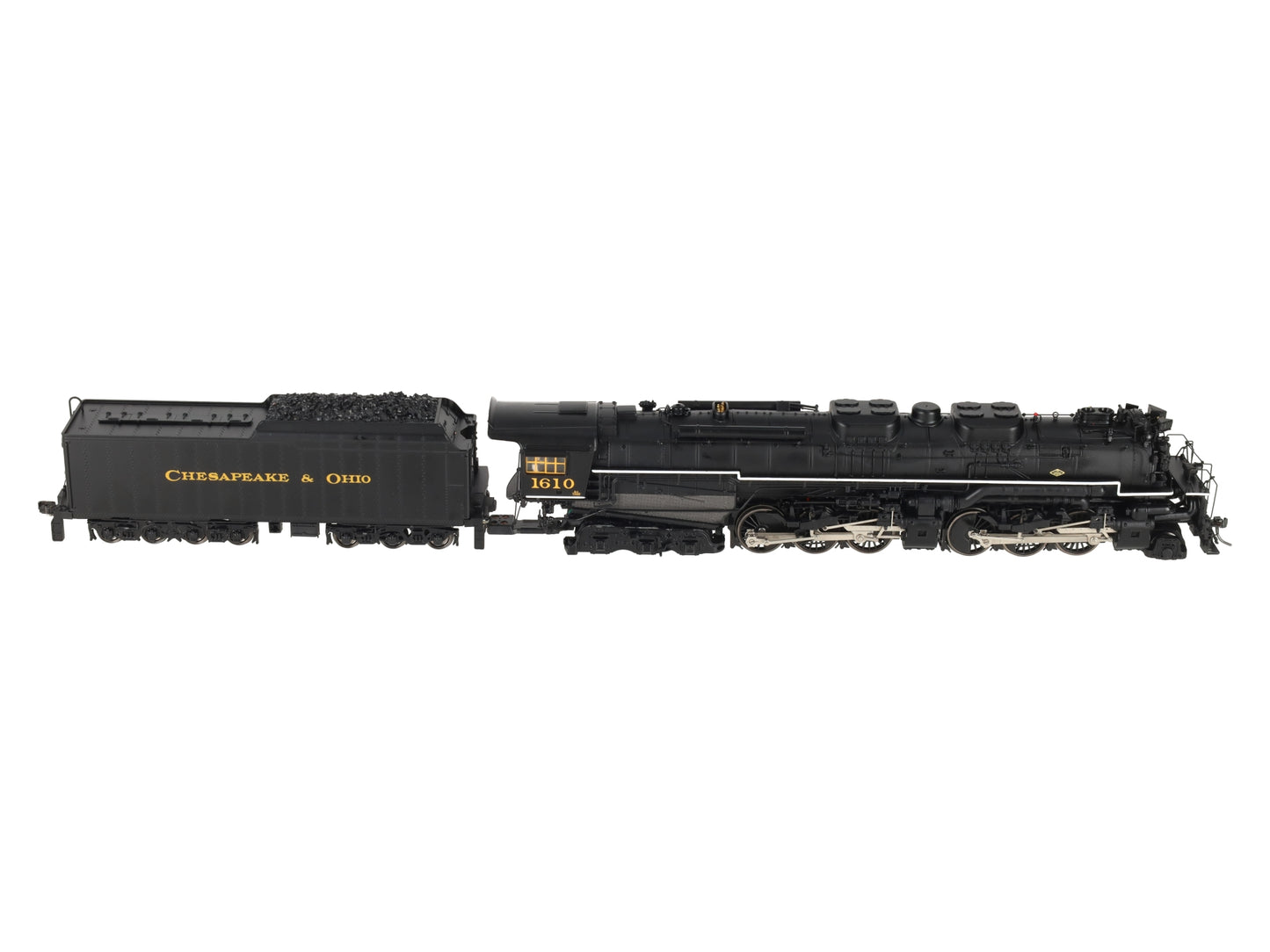 MTH 80-3251-1 HO Chesapeake & Ohio 2-6-6-6 Steam Locomotive #1610 w/PS3 EX/Box