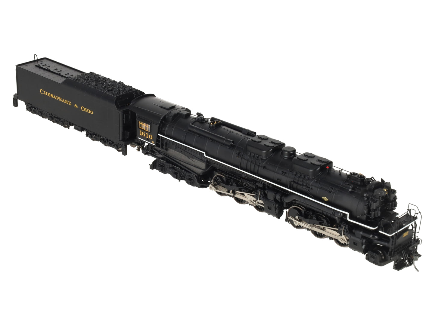 MTH 80-3251-1 HO Chesapeake & Ohio 2-6-6-6 Steam Locomotive #1610 w/PS3 EX/Box