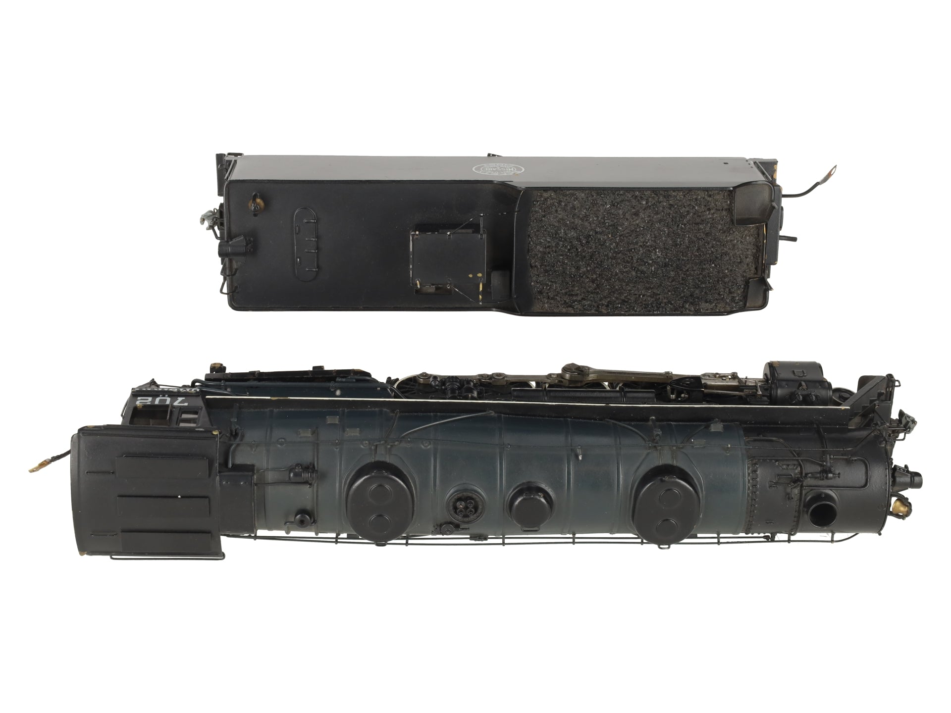 O Scale 2-Rail BRASS DMIR 2-10-4 E-4 Steam Locomotive & Tender #702 - Painted VG