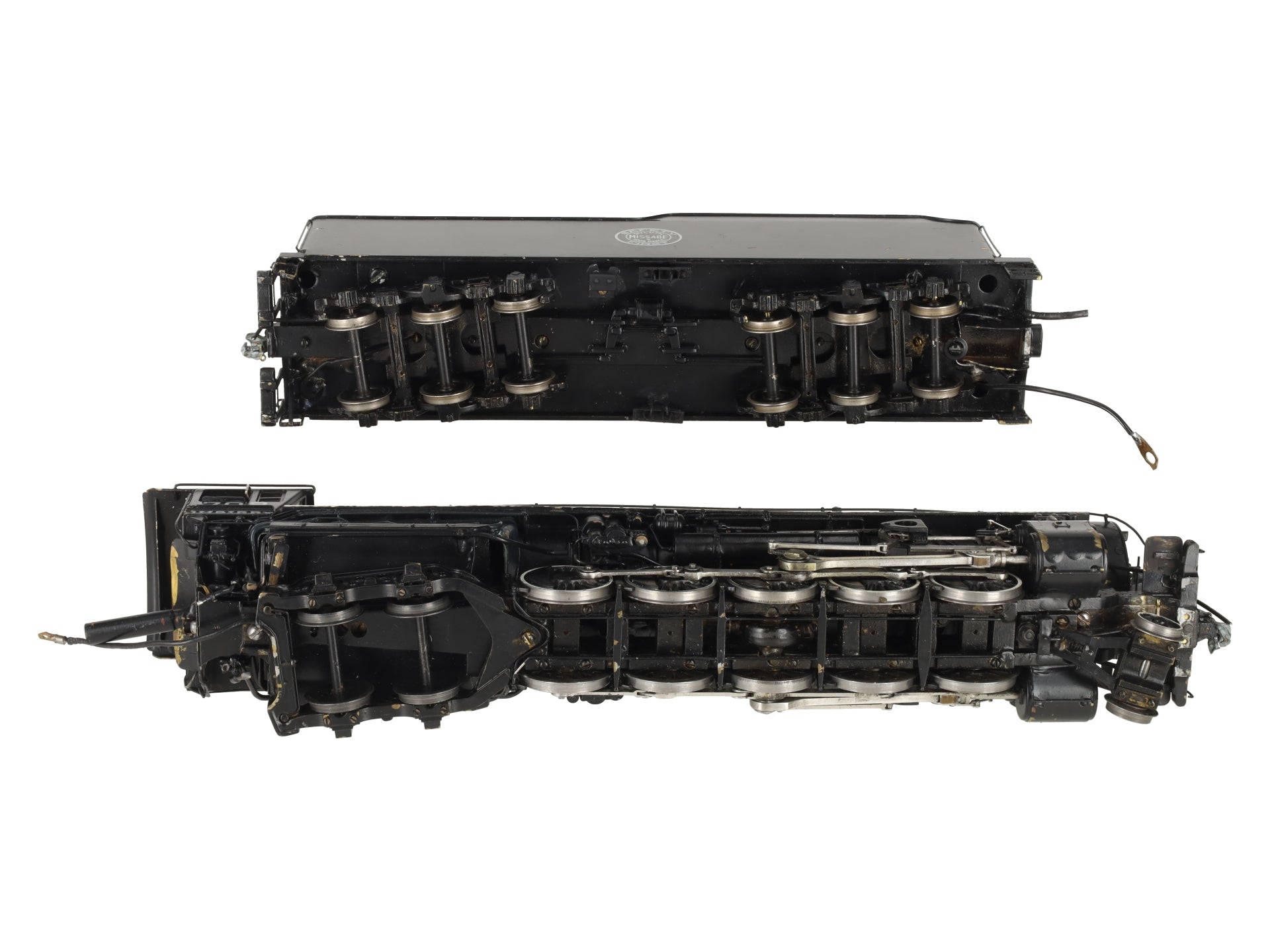 O Scale 2-Rail BRASS DMIR 2-10-4 E-4 Steam Locomotive & Tender #702 - Painted VG