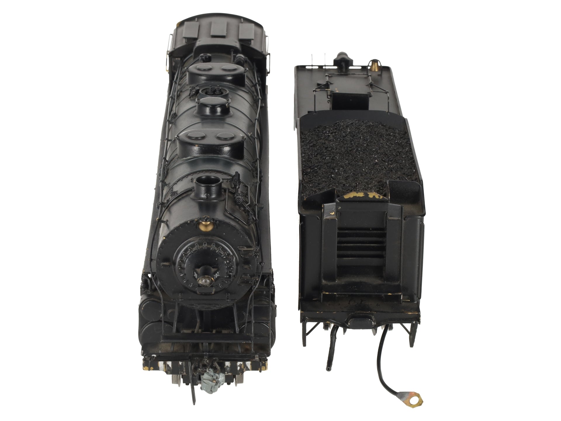 O Scale 2-Rail BRASS DMIR 2-10-4 E-4 Steam Locomotive & Tender #702 - Painted VG