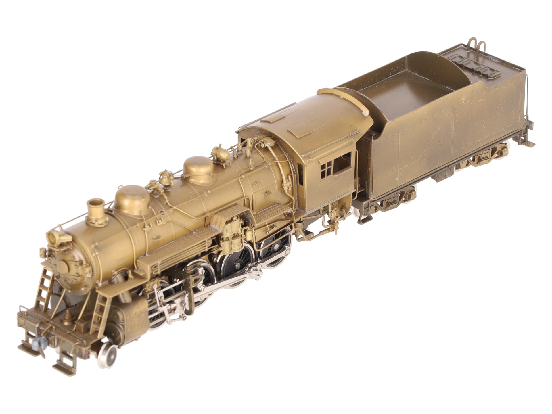 United Models HO BRASS Baltimore & Ohio 2-8-0 Class E-27ca Steam Engine & Tender EX/Box