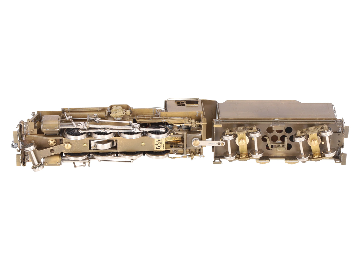United Models HO BRASS Baltimore & Ohio 2-8-0 Class E-27ca Steam Engine & Tender EX/Box