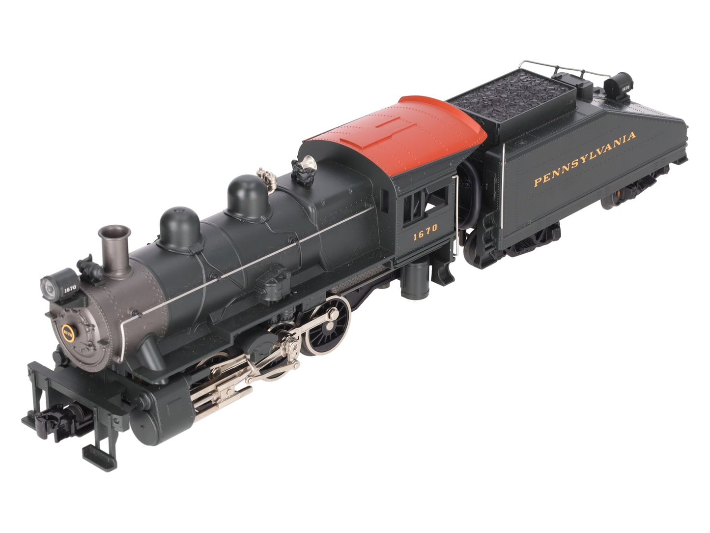 MTH 30-1170-1 Pennsylvania 0-6-0 B 6 Switcher Steam Engine w/PS2 #1670 EX/Box