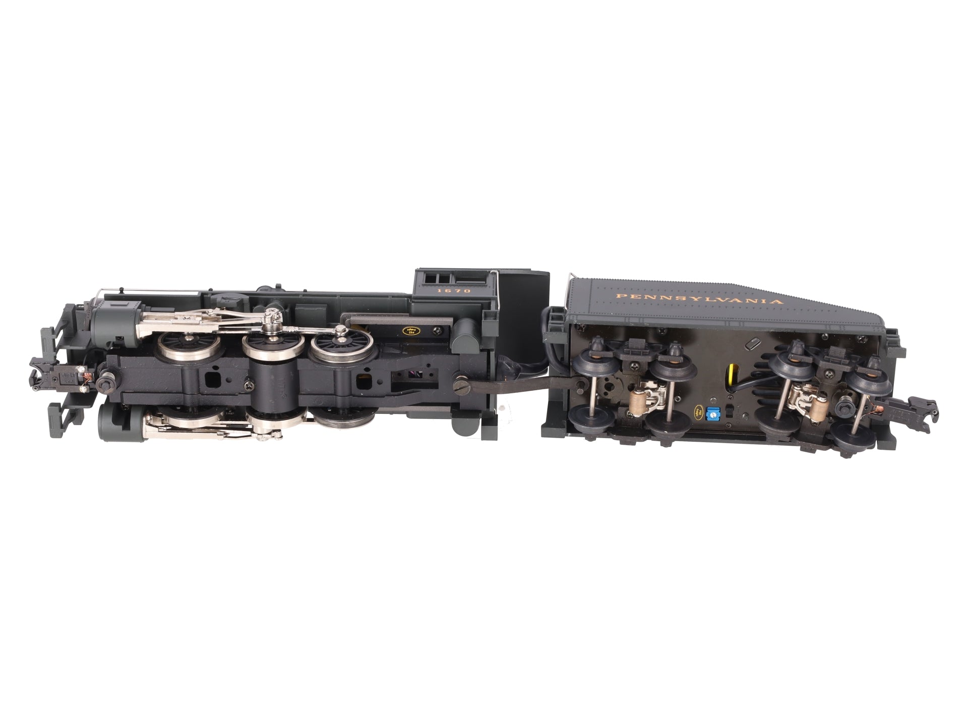 MTH 30-1170-1 Pennsylvania 0-6-0 B 6 Switcher Steam Engine w/PS2 #1670 EX/Box
