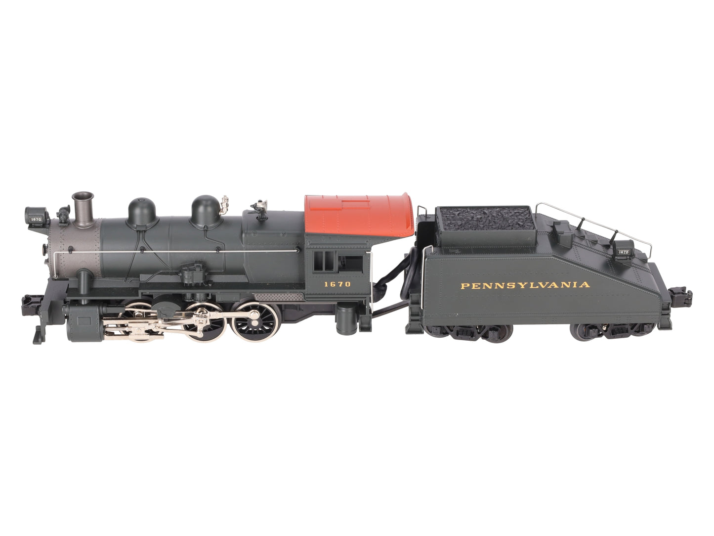 MTH 30-1170-1 Pennsylvania 0-6-0 B 6 Switcher Steam Engine w/PS2 #1670 EX/Box