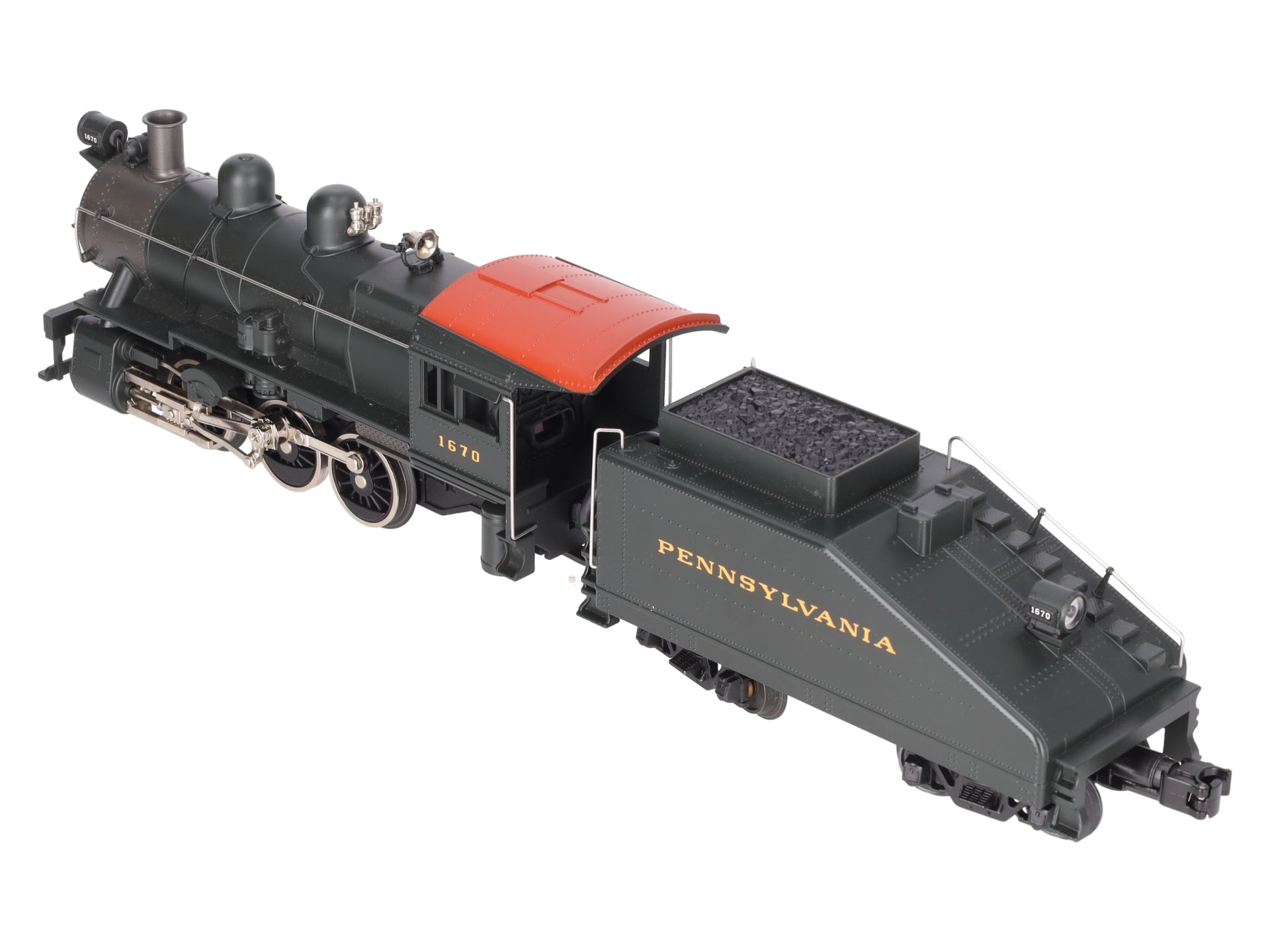 MTH 30-1170-1 Pennsylvania 0-6-0 B 6 Switcher Steam Engine w/PS2 #1670 EX/Box