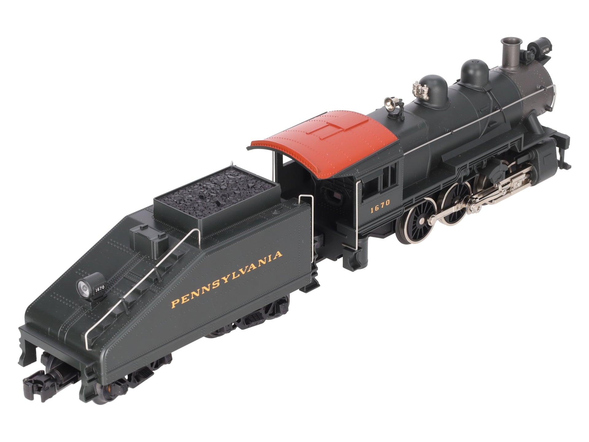 MTH 30-1170-1 Pennsylvania 0-6-0 B 6 Switcher Steam Engine w/PS2 #1670 EX/Box