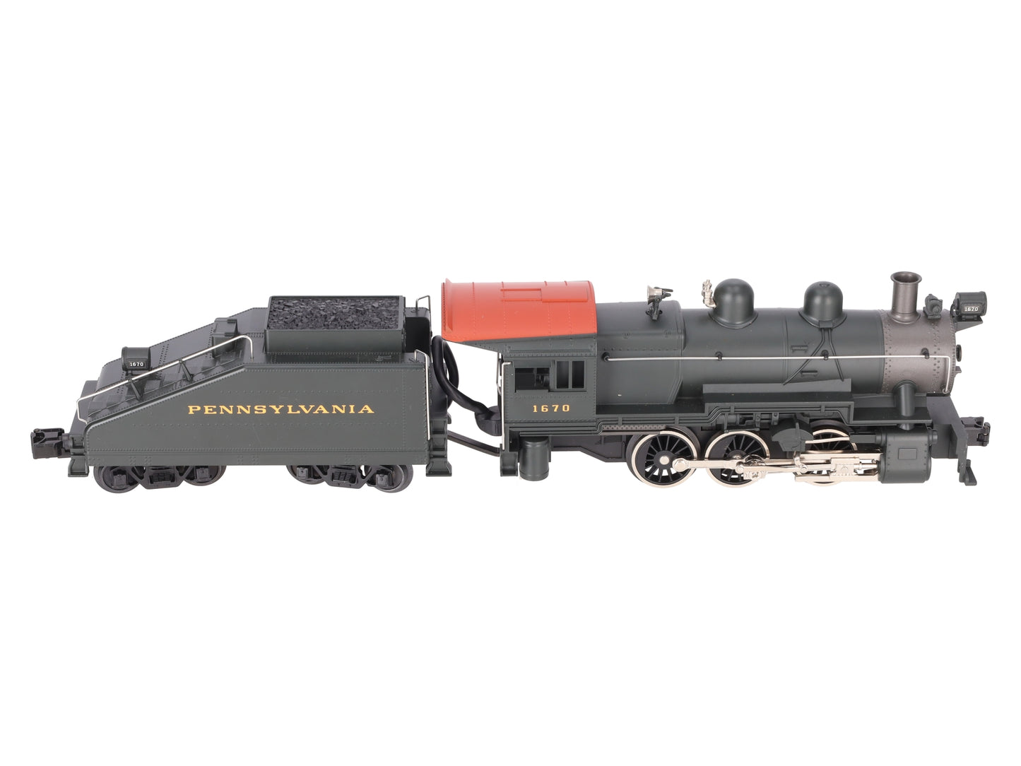 MTH 30-1170-1 Pennsylvania 0-6-0 B 6 Switcher Steam Engine w/PS2 #1670 EX/Box