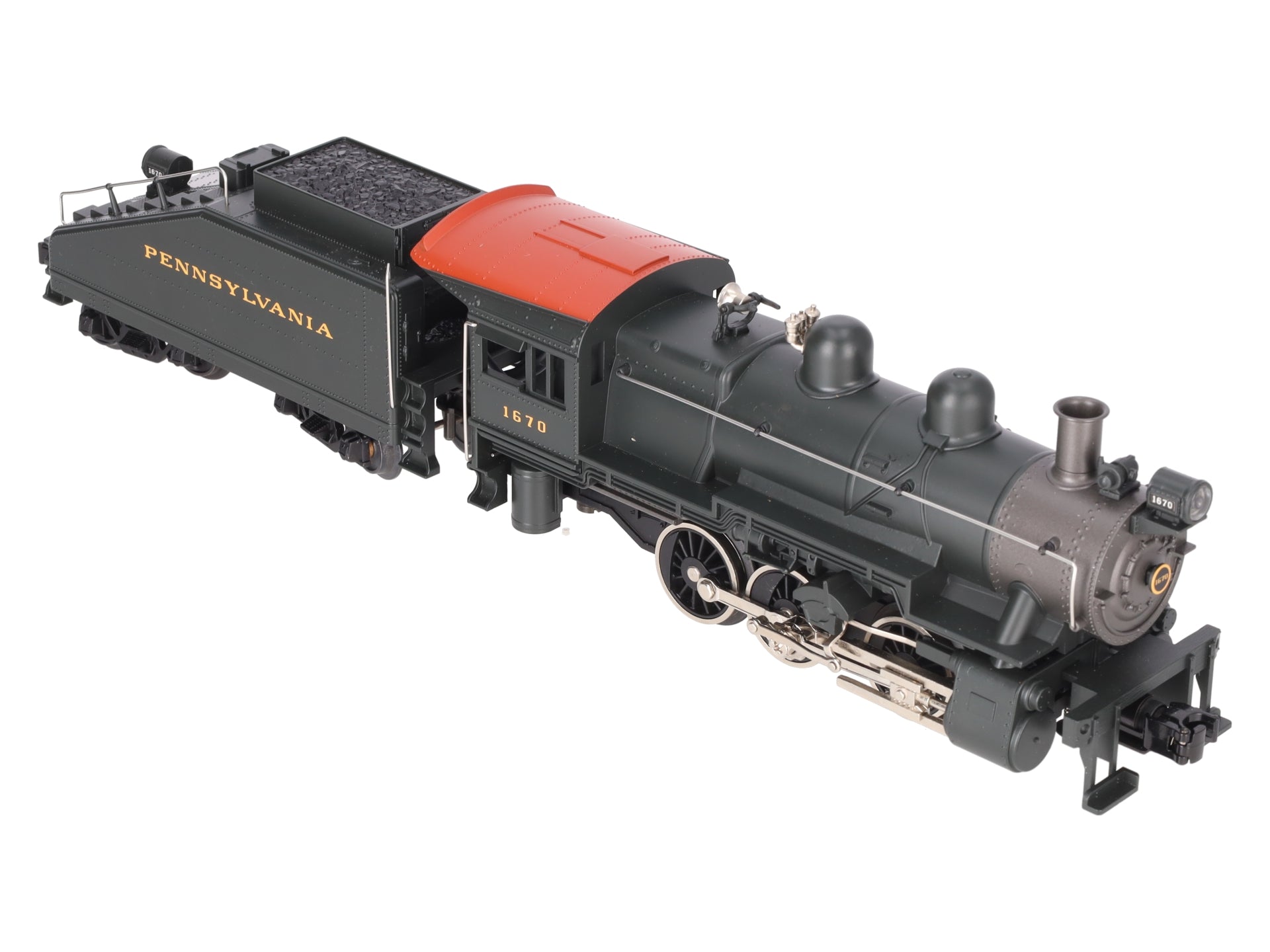 MTH 30-1170-1 Pennsylvania 0-6-0 B 6 Switcher Steam Engine w/PS2 #1670 EX/Box