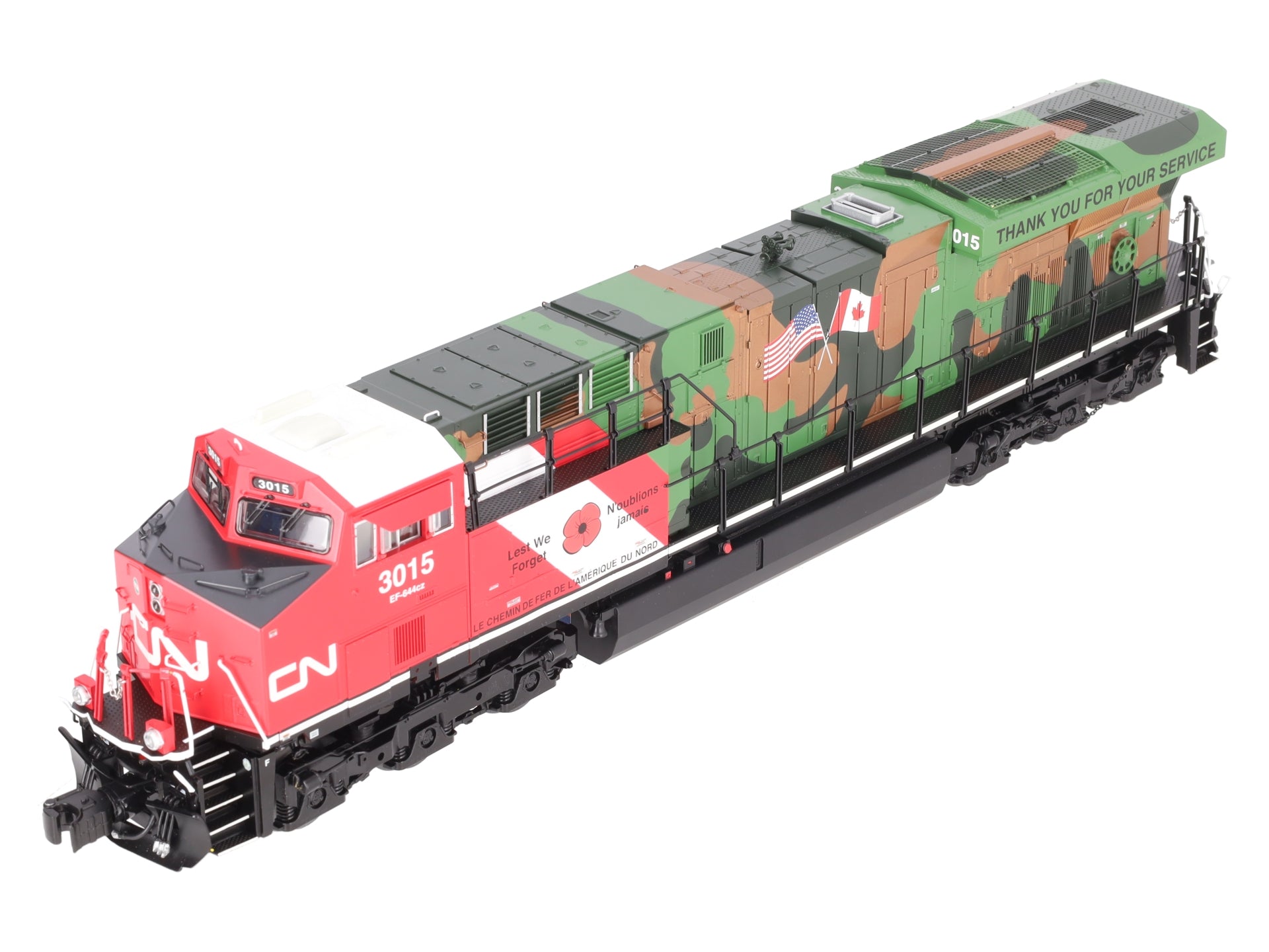 Lionel 2233491 O Canadian National Veterans ES44AC Diesel Locomotive #3015 LN/Box