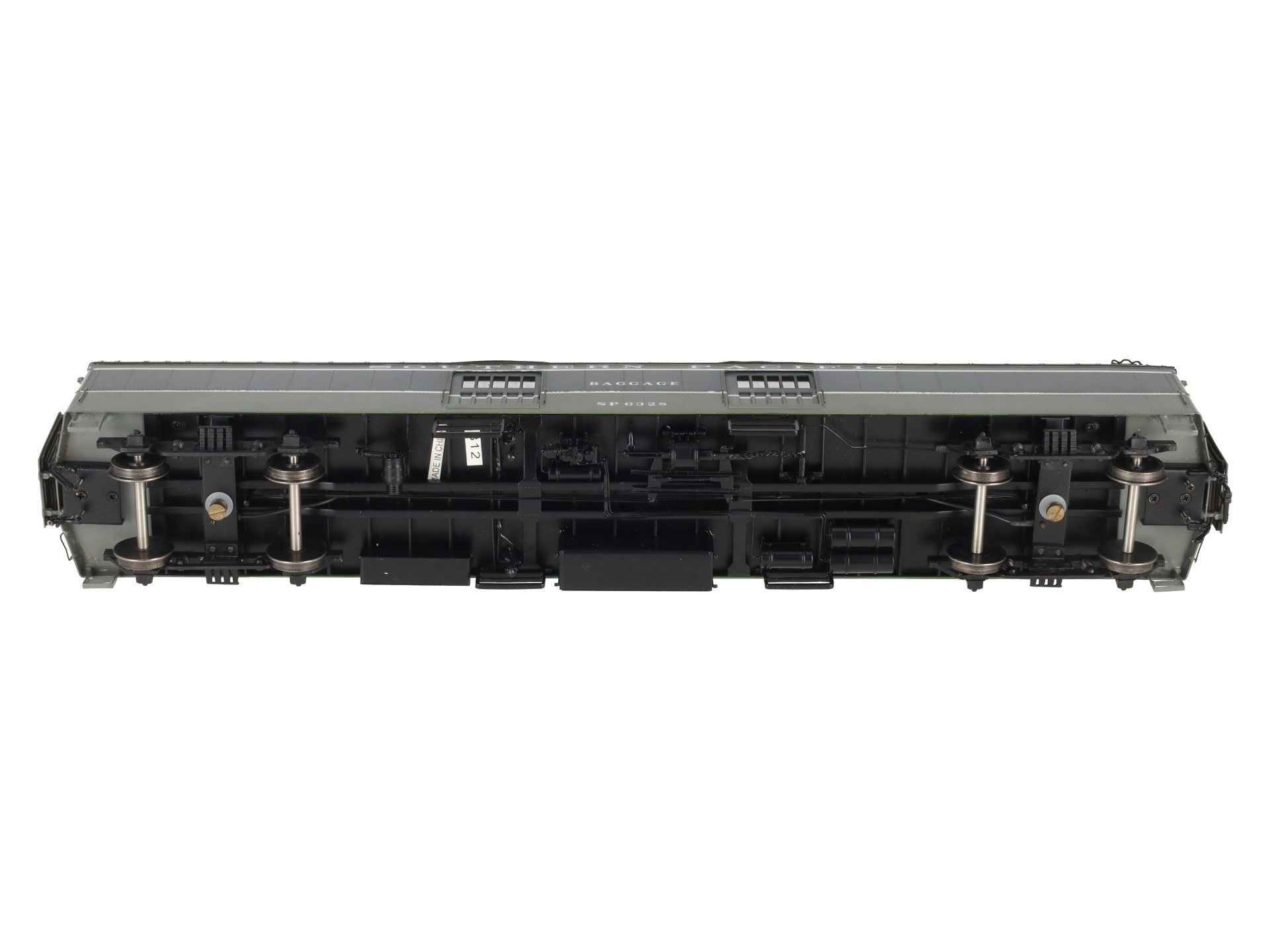 3rd Rail O 2-Rail Brass Southern Pacific 70' Harriman Baggage #6331 EX/Box