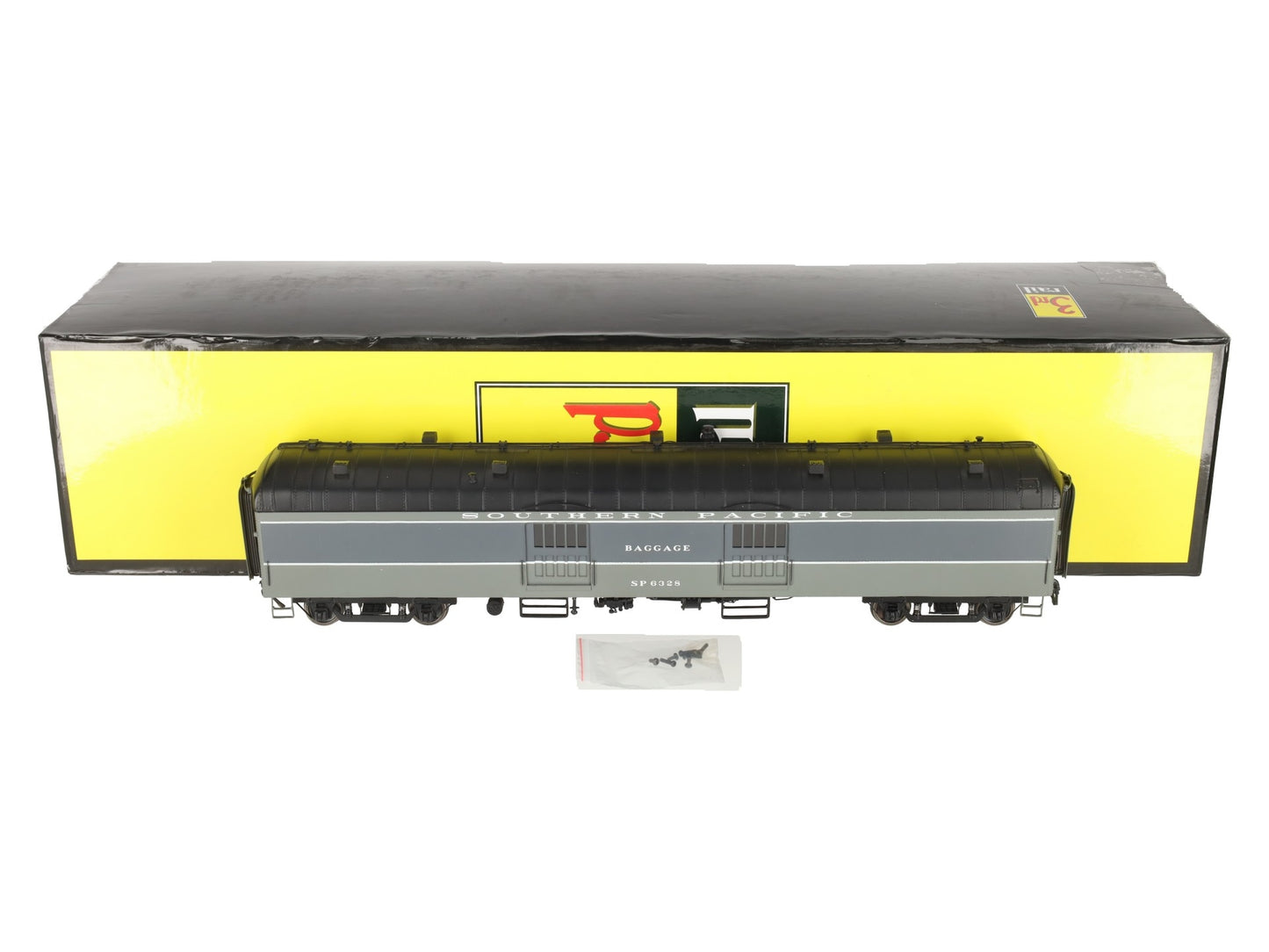 3rd Rail O 2-Rail Brass Southern Pacific 70' Harriman Baggage #6331 EX/Box