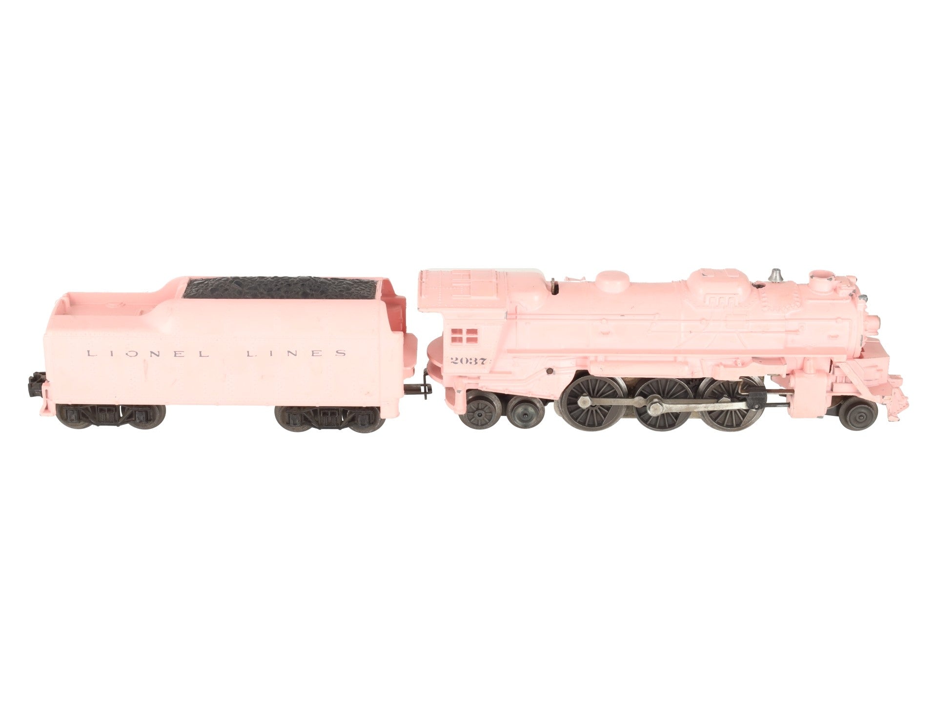 Lionel 2037-500 Vintage O Girls 2-6-4 Pink Steam Locomotive and Tender VG